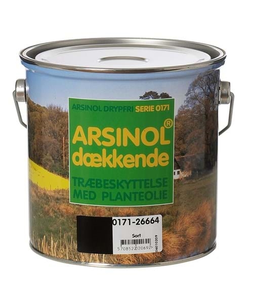  Arsinol® dækkende GRØN UMBRA 2,5 Liter træbeskyttelse